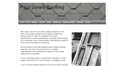 Desktop Screenshot of paul-jones-roofing.co.uk