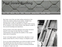 Tablet Screenshot of paul-jones-roofing.co.uk